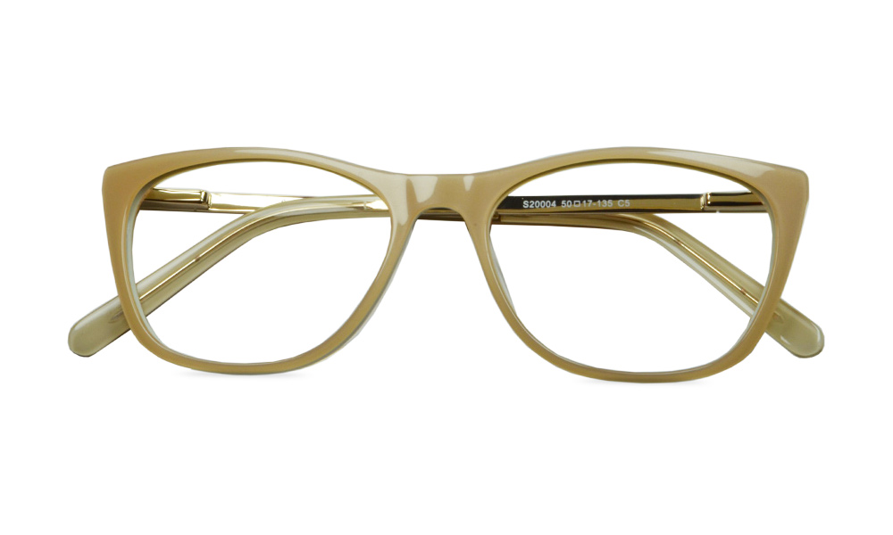 Naunet Square Brown Full Rim Eyeglasses