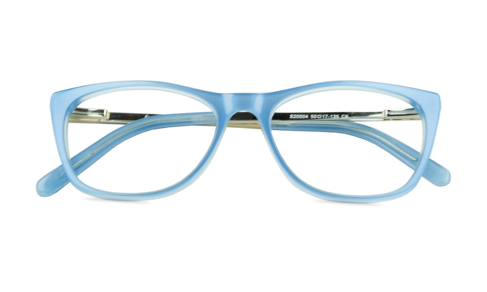 Naunet Square Blue Full Rim Eyeglasses