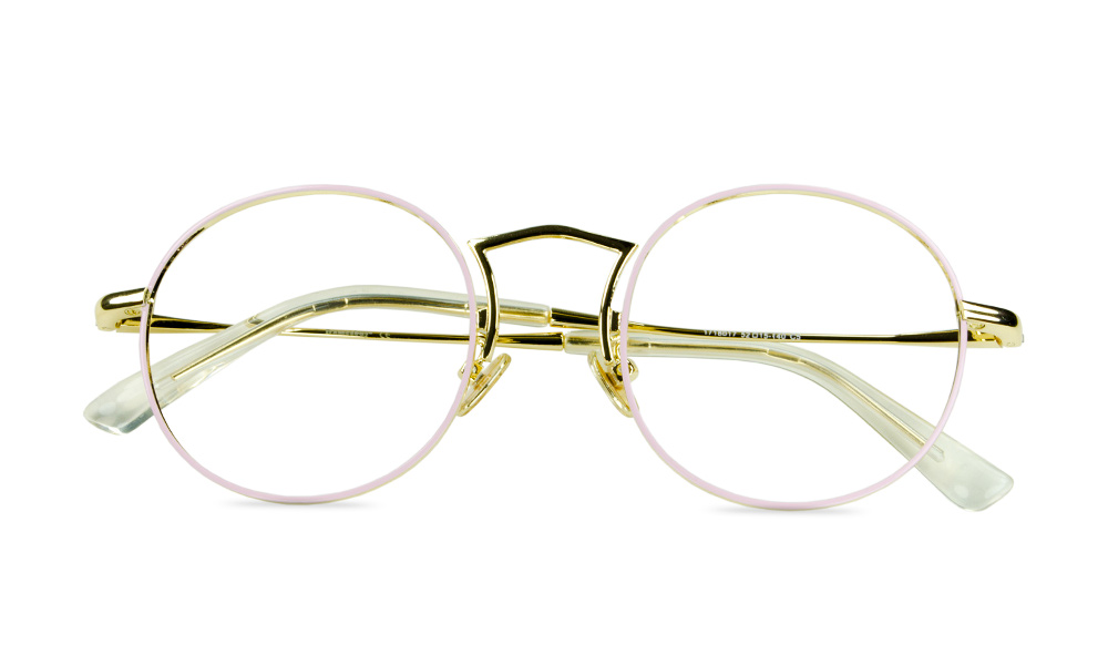 Gospel Round Pink Full Rim Eyeglasses