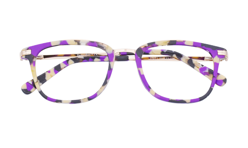 Zion Square Floral Full Rim Eyeglasses
