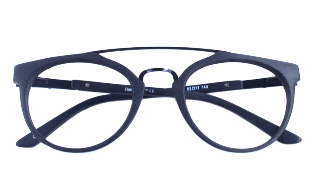 Mabel Horn Black Full Rim Eyeglasses
