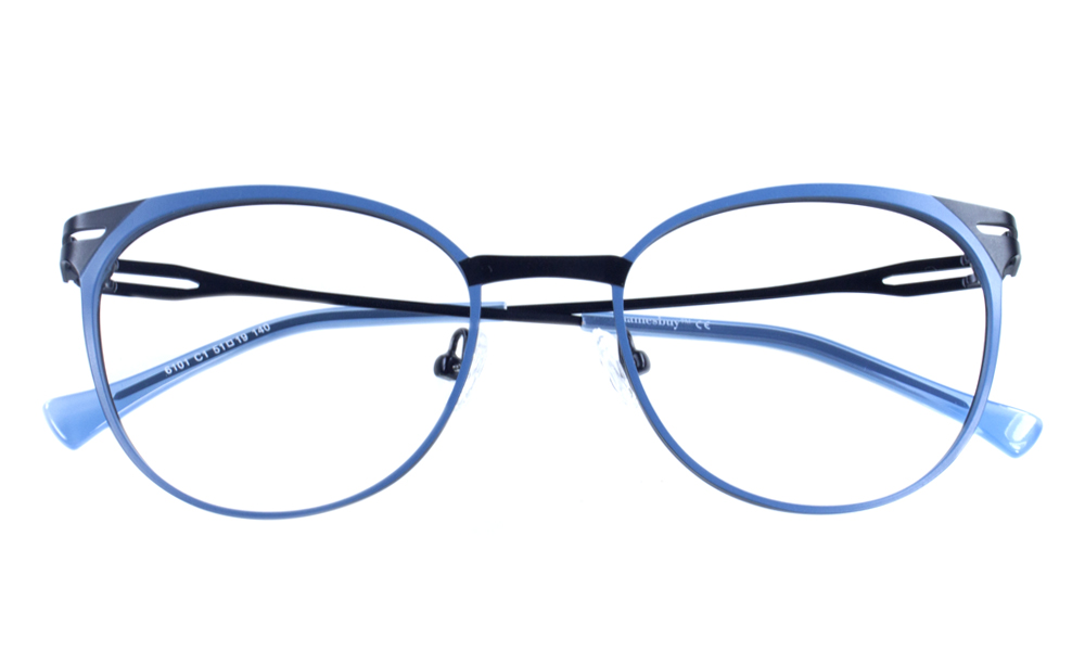 Bleak Horn Blue Full Rim Eyeglasses