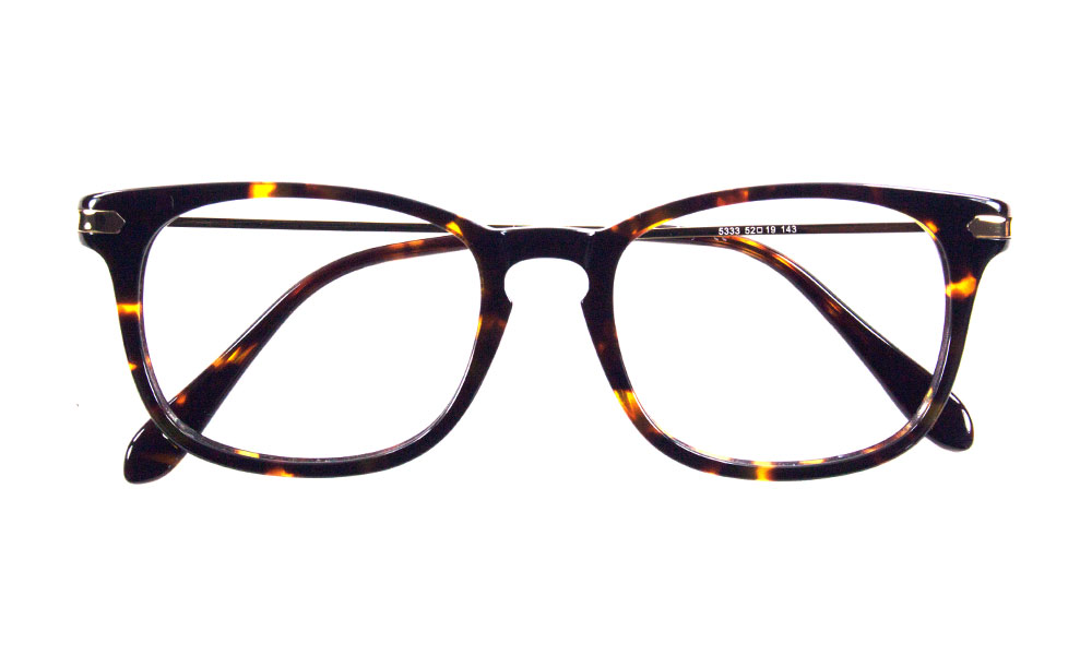 Hyaline Square Black Full Rim Eyeglasses