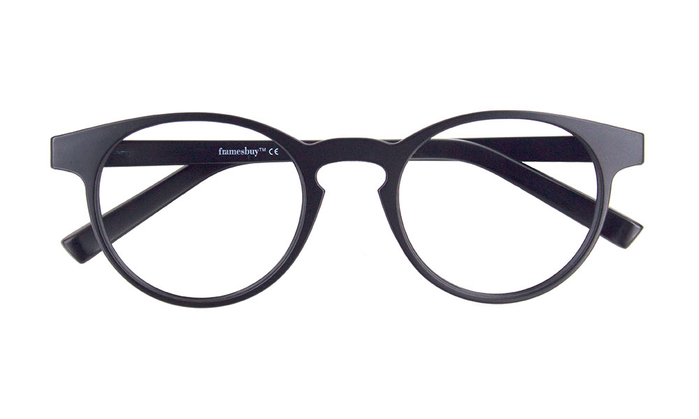 Oyster Horn Black Full Rim Eyeglasses