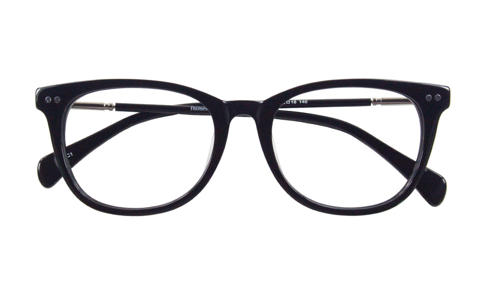 Astral Square Black Full Rim Eyeglasses