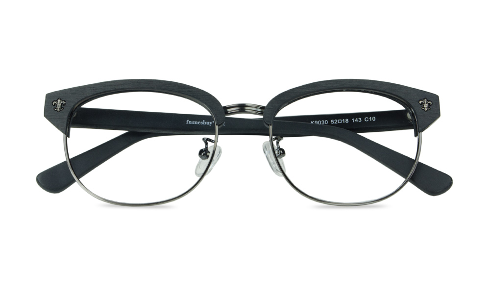 Paladin Horn Black Full Rim Eyeglasses