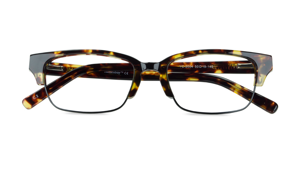 Victorian Rectangle Tortoise Full Rim Eyeglasses