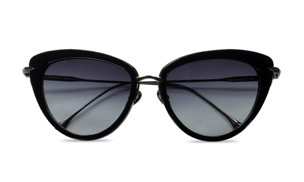 Tyra Cat Eye Black Full Rim Sunglasses