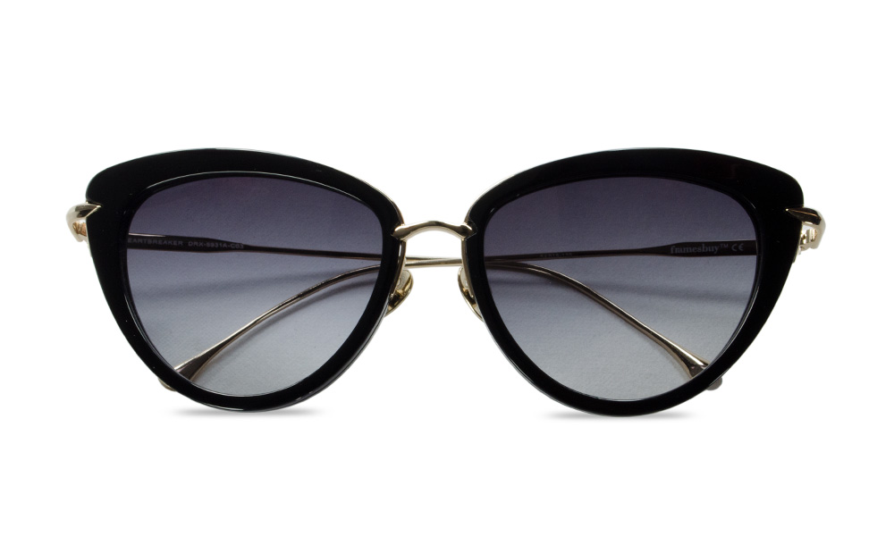 Tyra Cat Eye Black Full Rim Sunglasses
