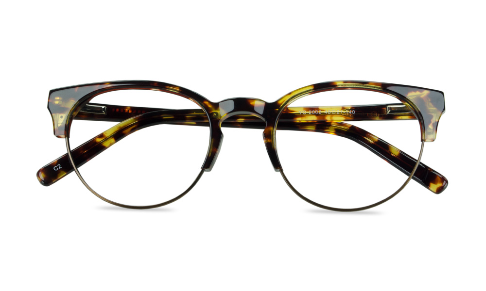 Trade Horn Tortoise Full Rim Eyeglasses