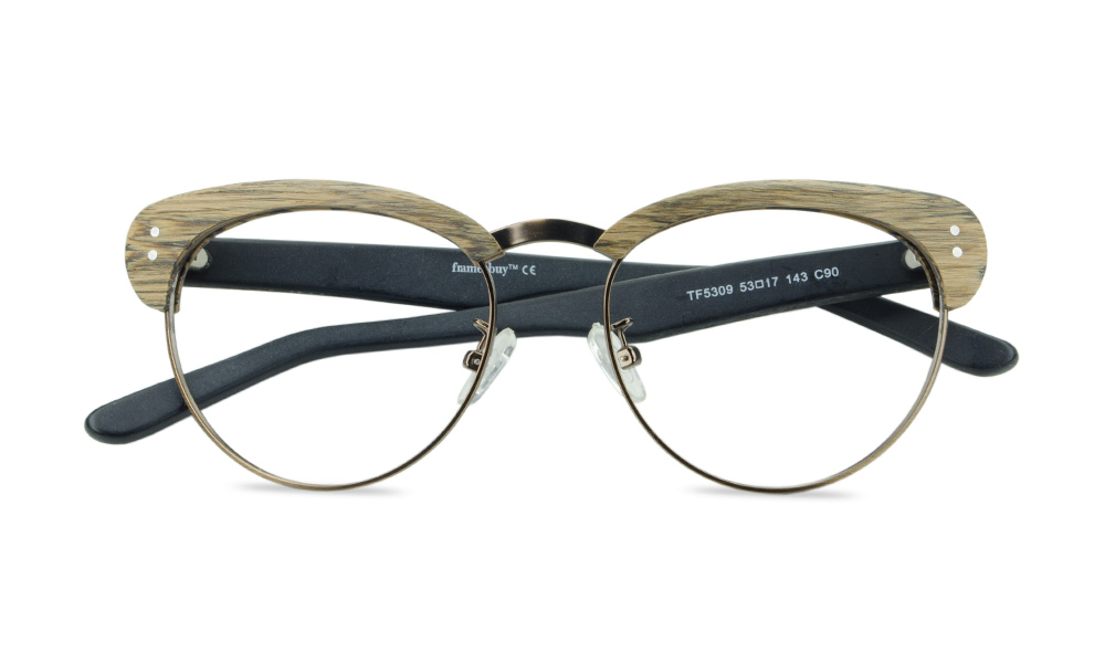 Beckon Horn Brown Full Rim Eyeglasses