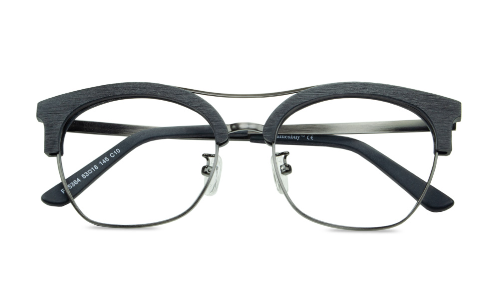 Iris Square Black Full Rim Eyeglasses