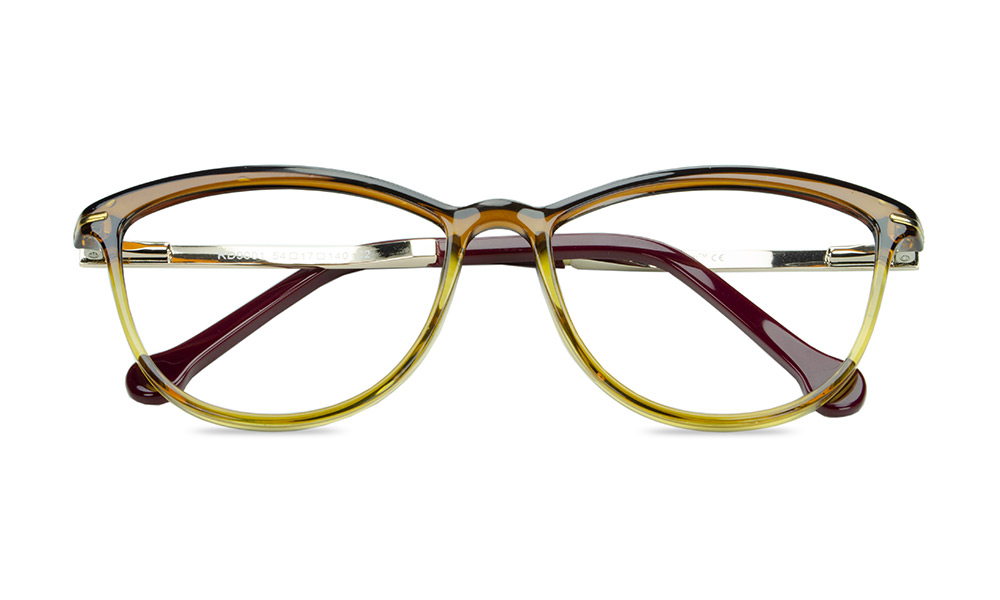 Harmonia Oval Dual Tone Full Rim Eyeglasses