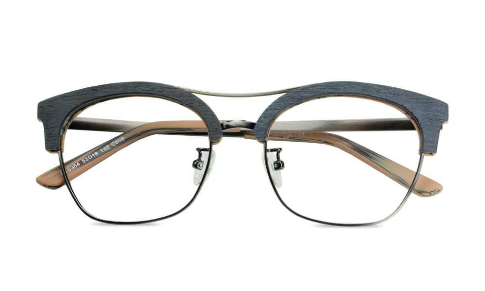 Fansta Square Black Full Rim Eyeglasses