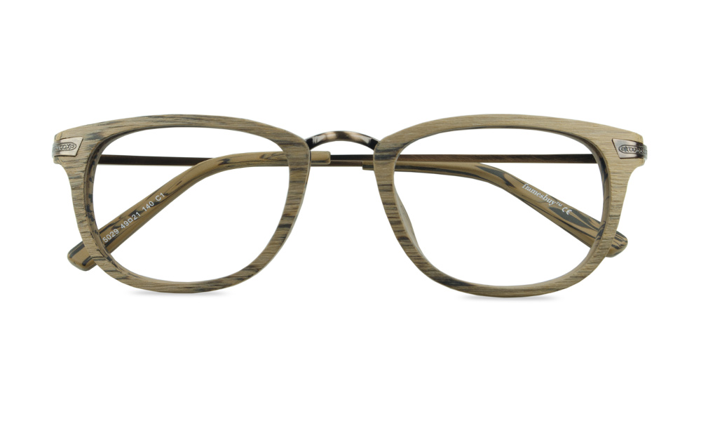 Dessert Rectangle Brown Full Rim Eyeglasses