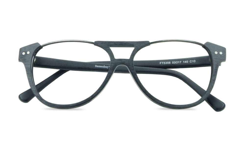 Limelight Aviator Black Full Rim Eyeglasses
