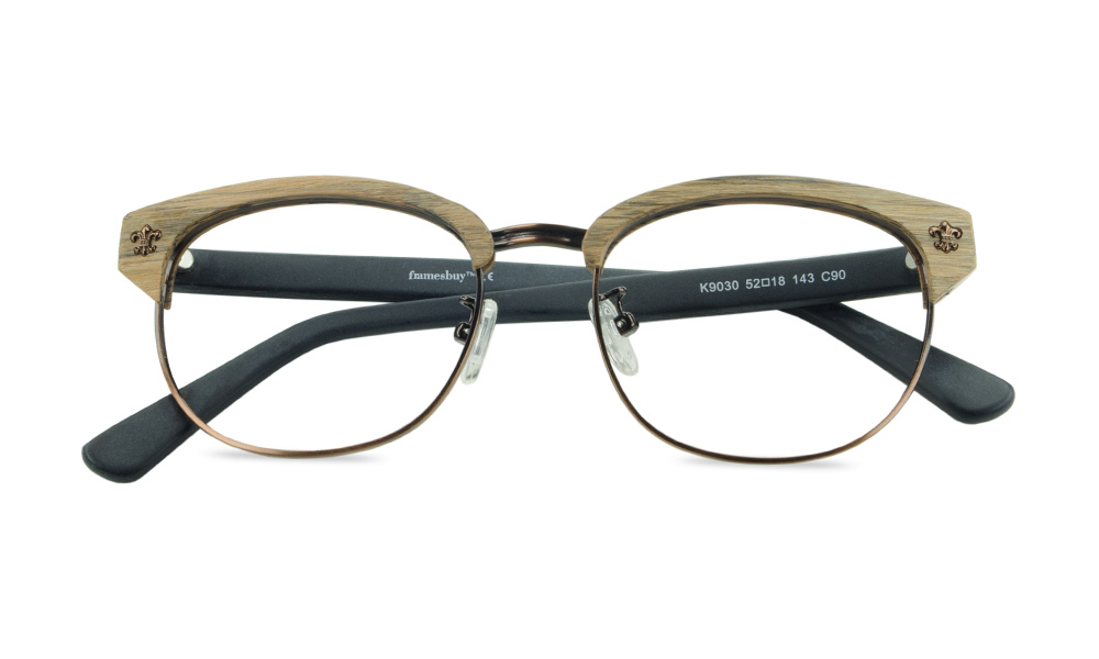 Paladin Horn Brown Full Rim Eyeglasses