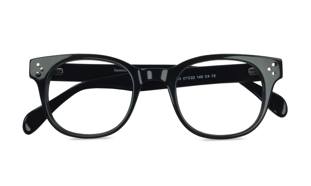 Glorious Horn Black Full Rim Eyeglasses