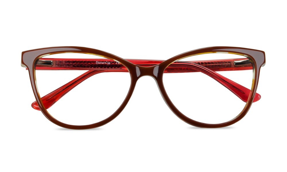 Toto Cat Eye Red Full Rim Eyeglasses