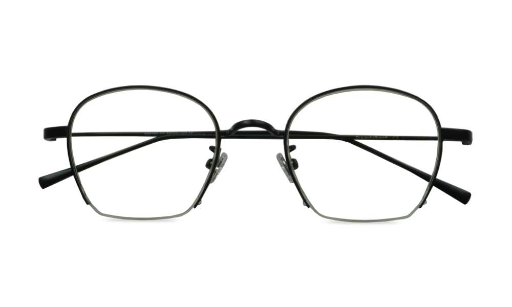 Corona Square Black Full Rim Eyeglasses