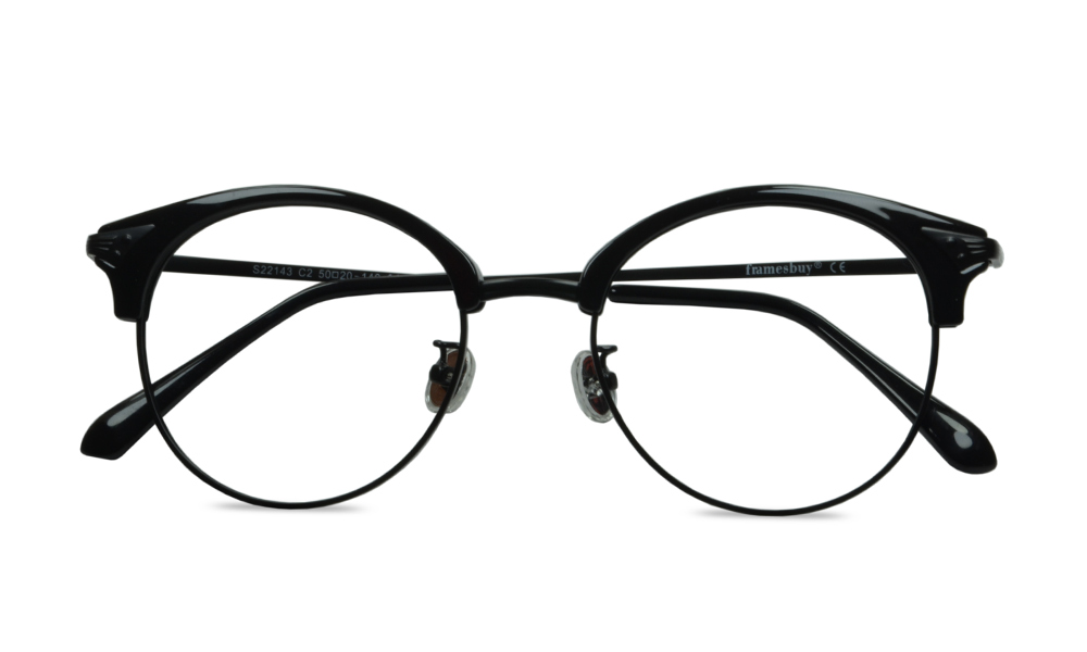 Mythical Horn Black Full Rim Eyeglasses