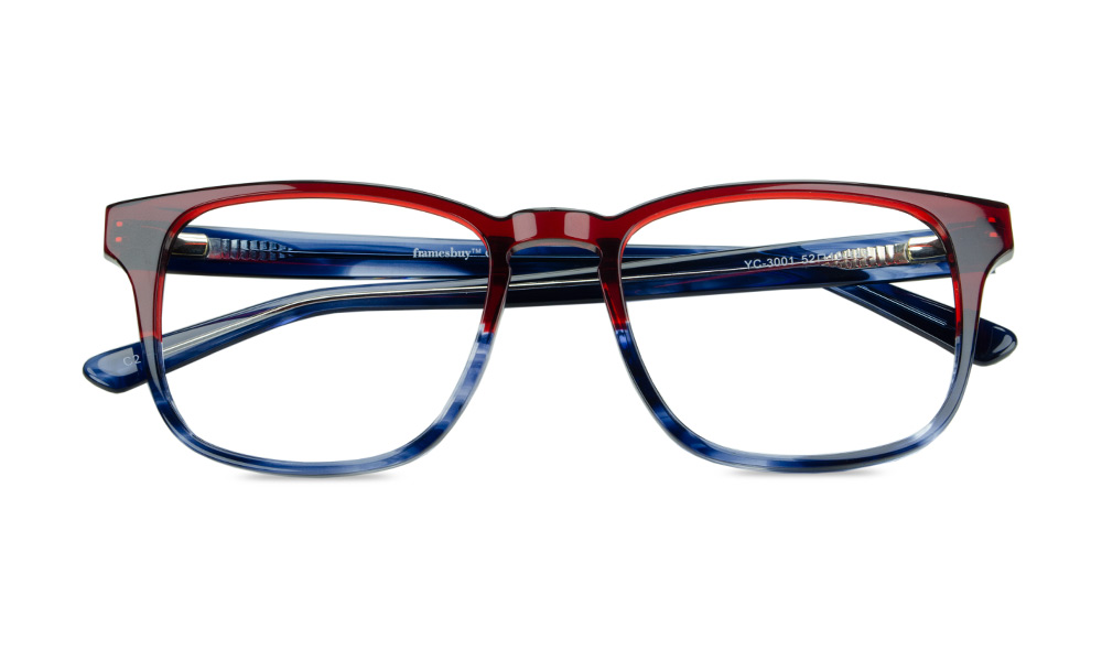 Renato Square Dual Tone Full Rim Eyeglasses