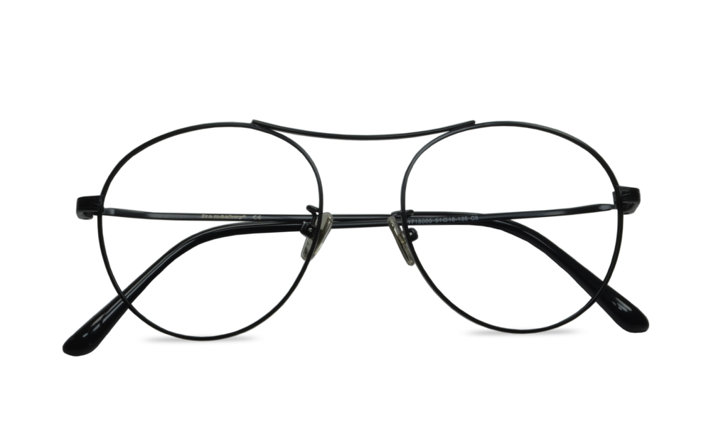 Elliott Aviator Black Full Rim Eyeglasses