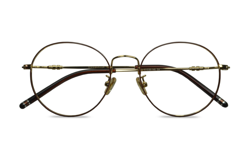 Monroe Round Brown Full Rim Eyeglasses
