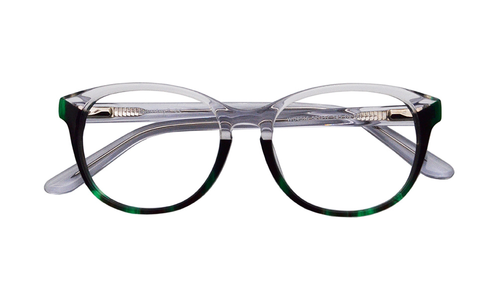 Earthshine Wayfarer Clear Full Rim Eyeglasses