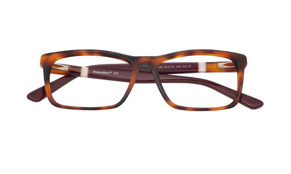 Simba Rectangle Tortoise Full Rim Eyeglasses