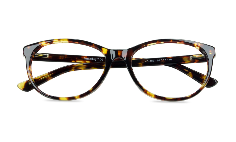 Swift Oval Tortoise Full Rim Eyeglasses