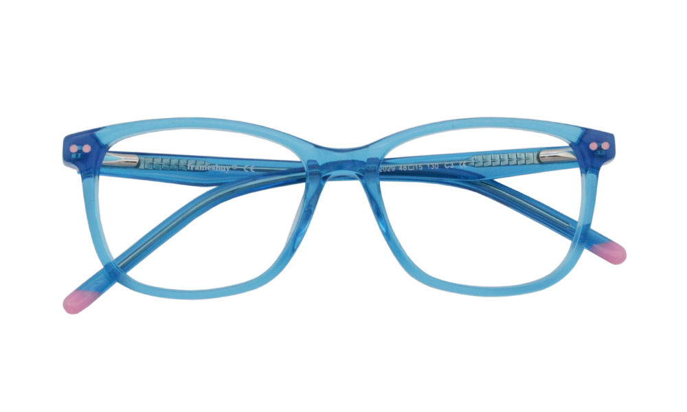 Snow Wayfarer Clear Full Rim Eyeglasses