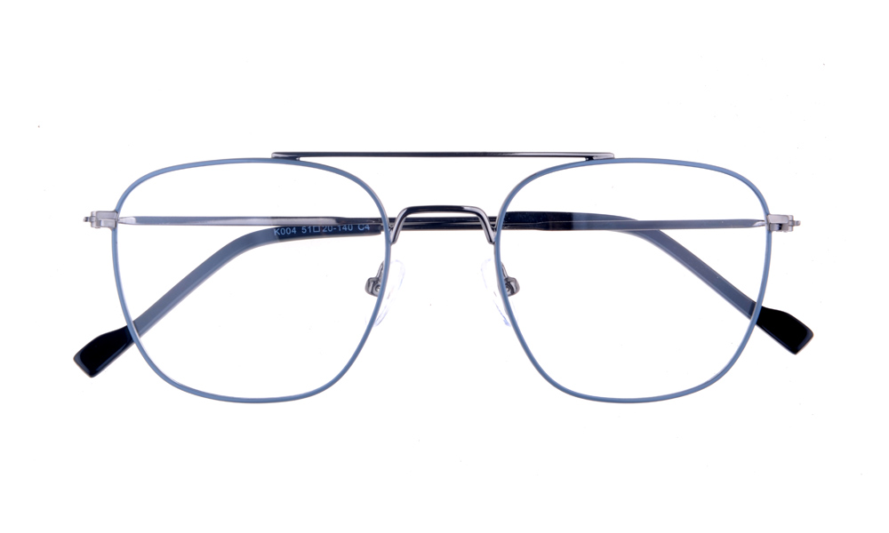 Grigory Aviator Grey Full Rim Eyeglasses