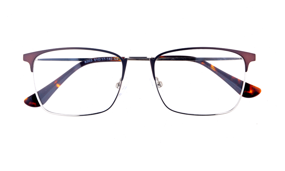 Adras Square Brown Full Rim Eyeglasses
