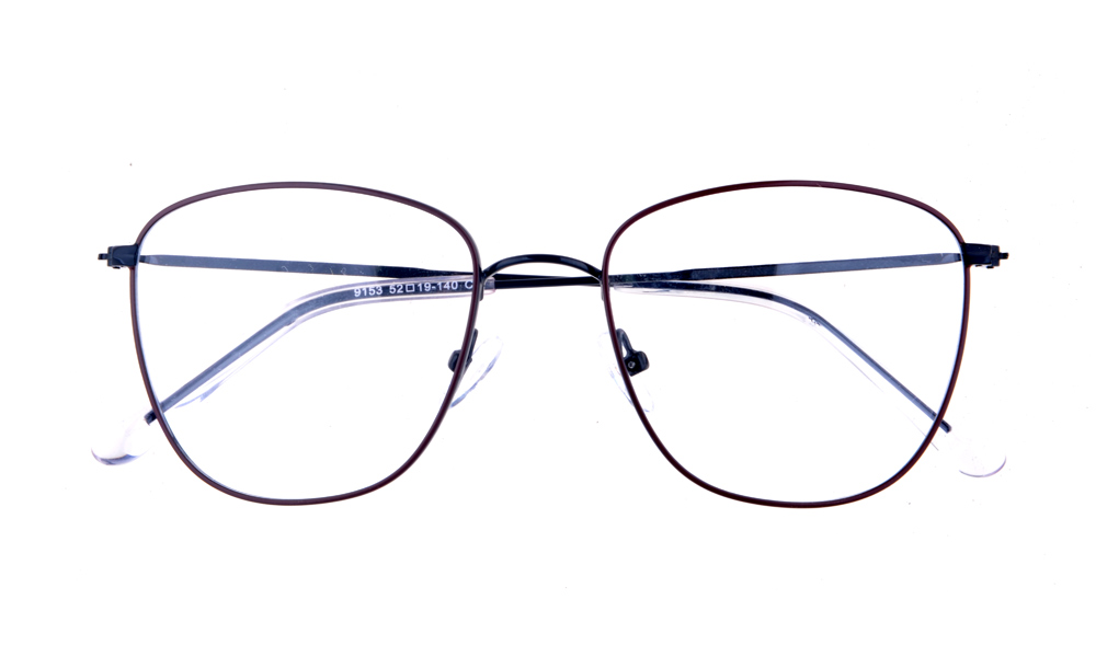 Joss Square Maroon Full Rim Eyeglasses