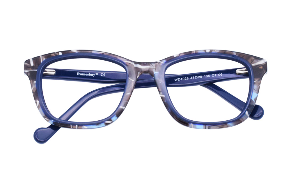 Modern times Square Black Full Rim Eyeglasses