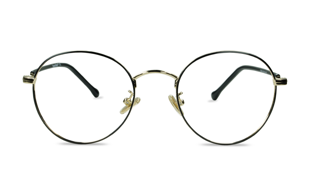 Timeless Round Black Full Rim Eyeglasses