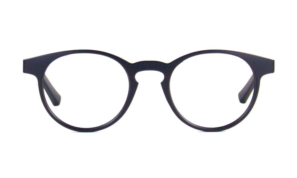 Oyster Horn Black Full Rim Eyeglasses