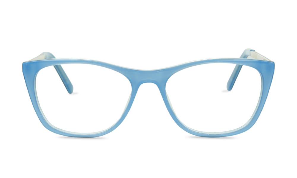 Naunet Square Blue Full Rim Eyeglasses