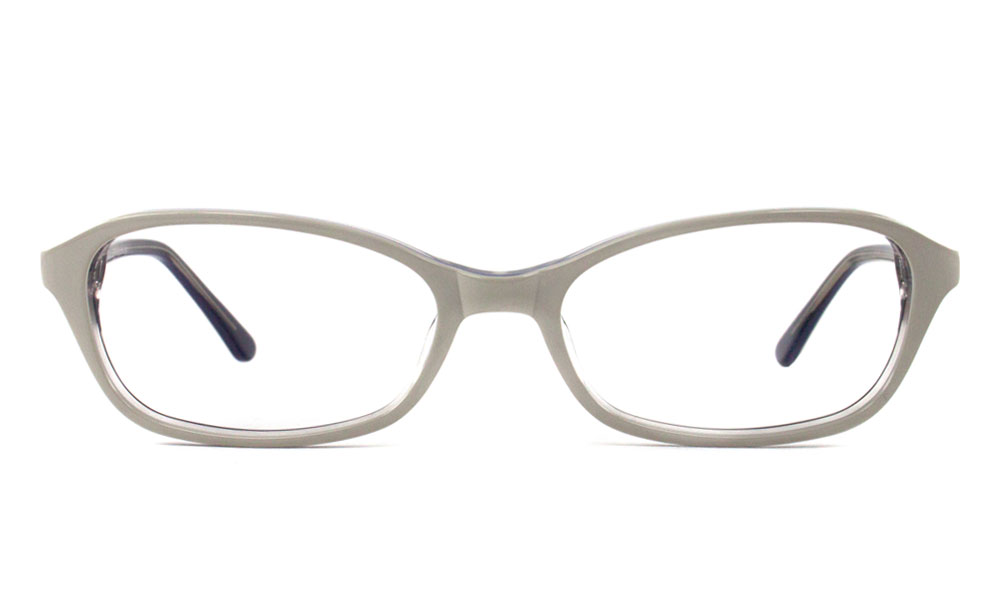 Creta Oval Beige Full Rim Eyeglasses