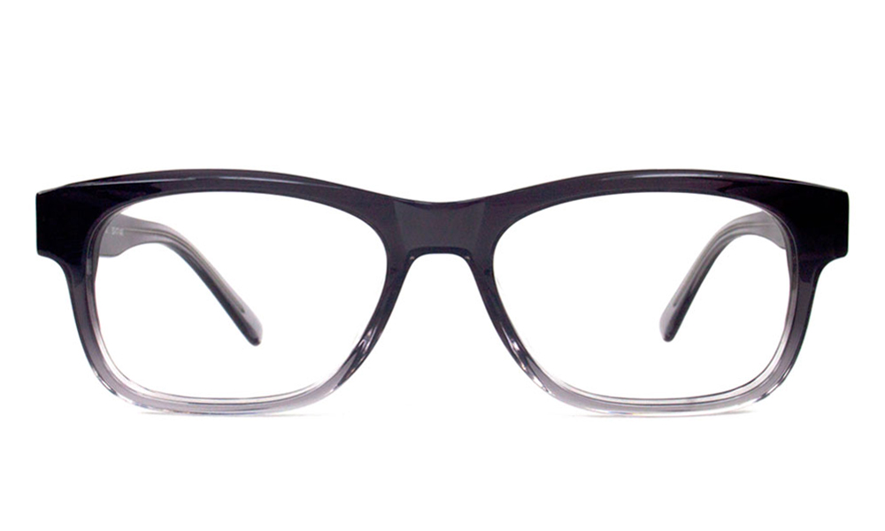 Voss Rectangle Black Full Rim Eyeglasses