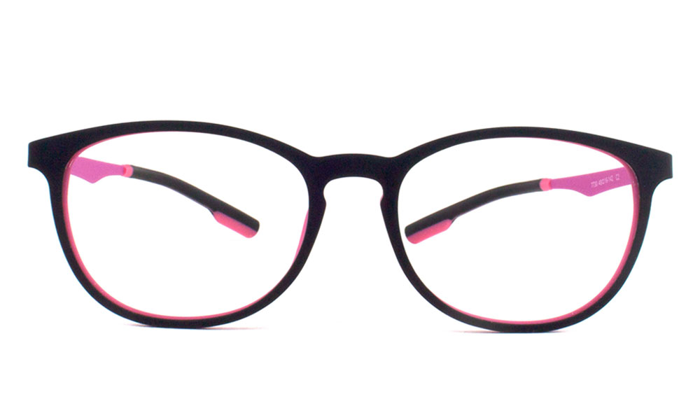 Bella Oval Black Full Rim Eyeglasses
