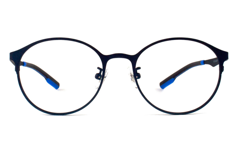 Natty Round Blue Full Rim Eyeglasses