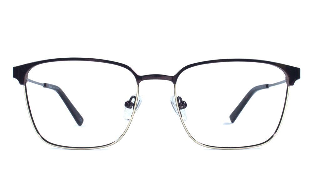 Rab Square Brown Full Rim Eyeglasses