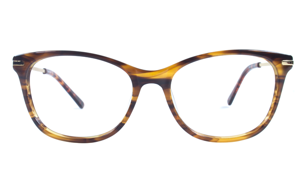 Kato Square Brown Full Rim Eyeglasses
