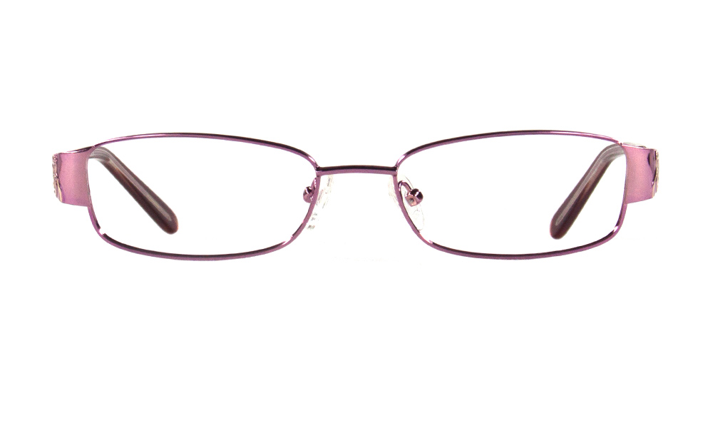 Blush Rectangle Pink Full Rim Eyeglasses