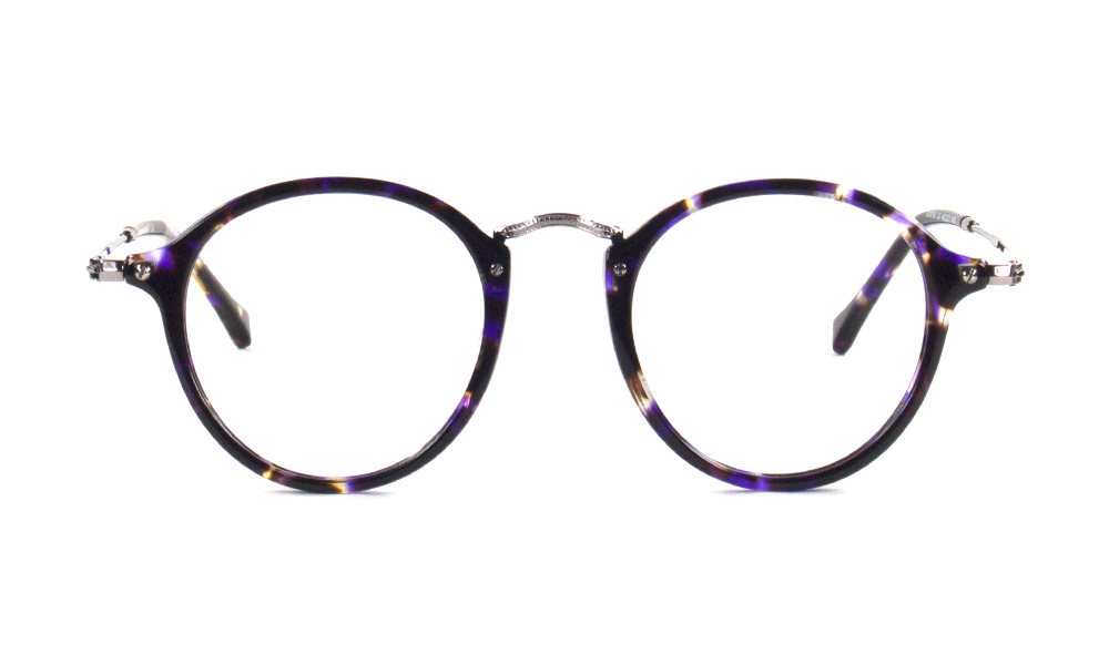 Onie Round Lavender Full Rim Eyeglasses