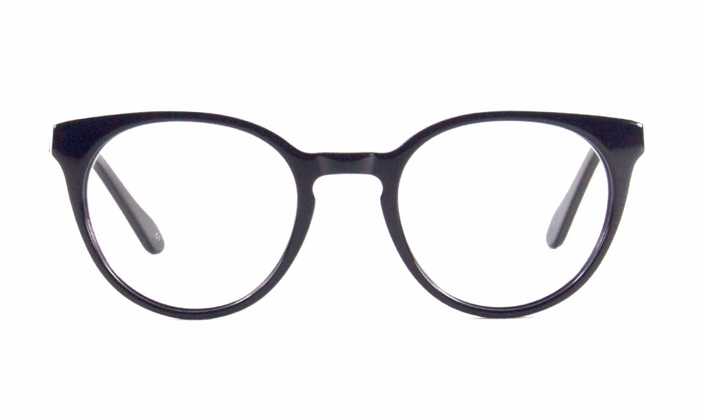Ray Oval Black Full Rim Eyeglasses