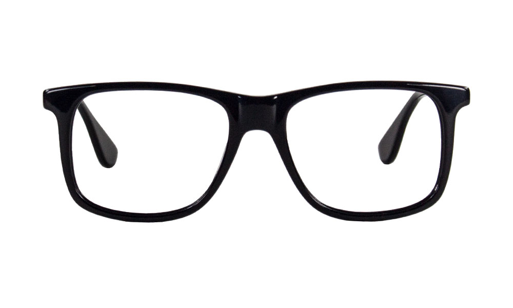 Eon Square Black Full Rim Eyeglasses