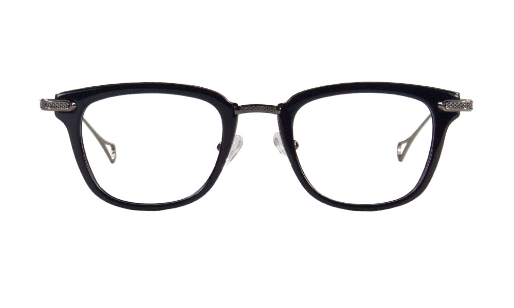 Dame Square Black Full Rim Eyeglasses